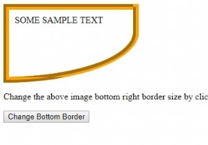 Thuộc tính borderBottomRightRadius trong HTML DOM Style