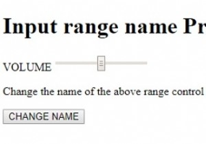Thuộc tính tên dải ô đầu vào HTML DOM 