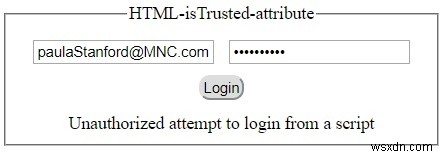 Thuộc tính sự kiện đáng tin cậy trong HTML 