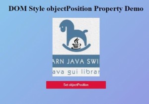 Thuộc tính objectPosition của Style trong HTML DOM