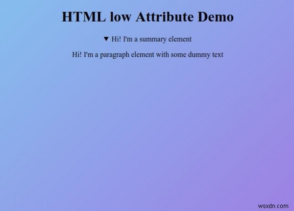 Thuộc tính mở HTML 