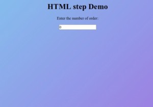 Thuộc tính bước HTML 