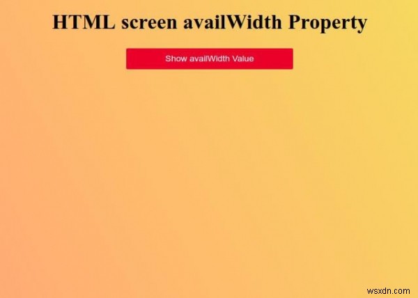 Lịch phát sóng Màn hình HTML Thuộc tính Chiều rộng 