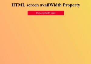 Lịch phát sóng Màn hình HTML Thuộc tính Chiều rộng 