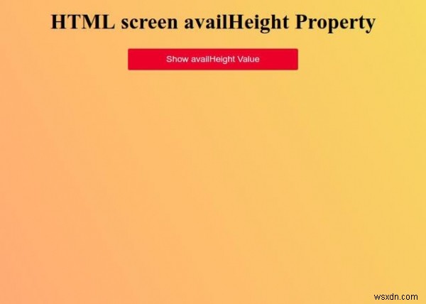Lịch phát sóng màn hình HTML 