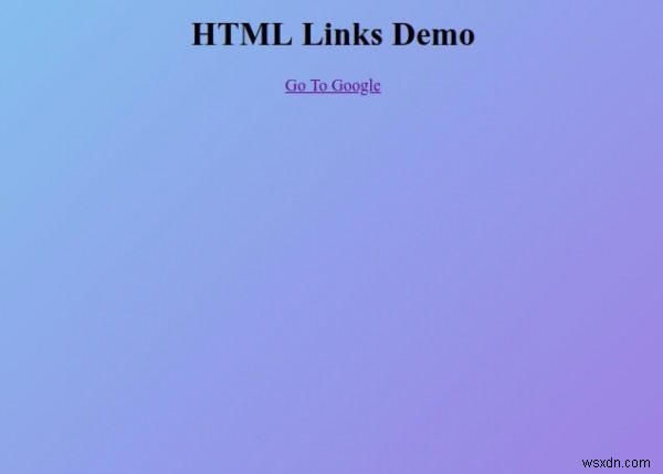 Liên kết HTML 