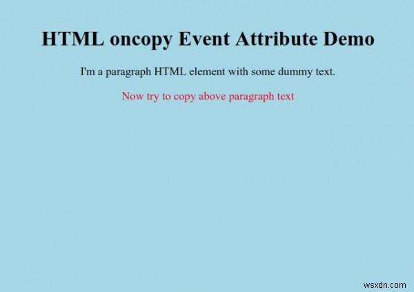 Thuộc tính sự kiện nội soi HTML 