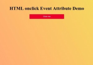 Thuộc tính sự kiện onclick HTML 