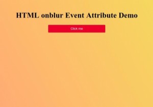 Thuộc tính sự kiện onblur HTML 