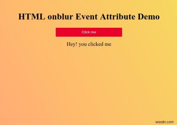 Thuộc tính sự kiện onblur HTML 