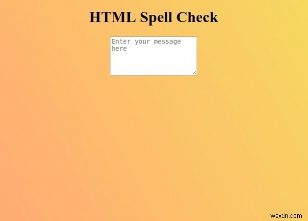 Kiểm tra chính tả HTML 