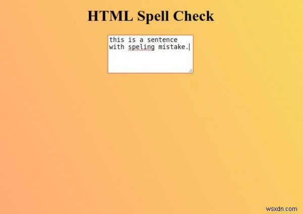 Kiểm tra chính tả HTML 