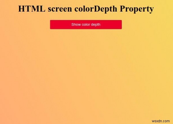 Màu màn hình HTML 