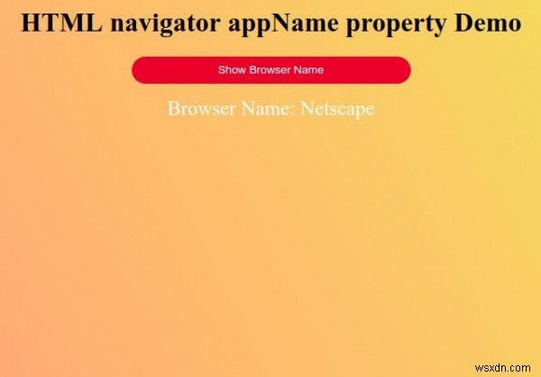 Ứng dụng HTML Navigator 