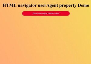 HTML Navigator userAgent Thuộc tính 