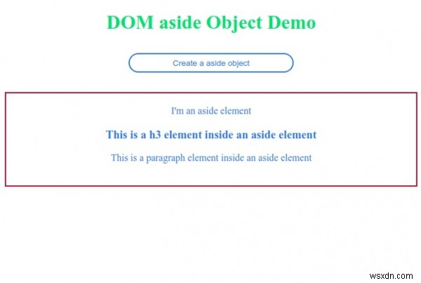 Đối tượng HTML DOM sang một bên 