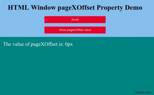 Trang cửa sổ HTML 