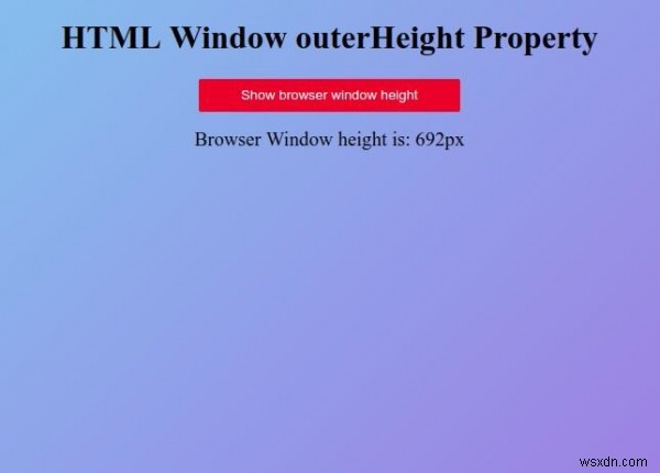 Thuộc tính bên ngoài cửa sổ HTML 