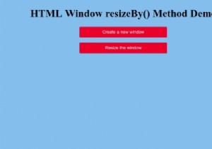 Phương thức window.resizeBy() trong HTML