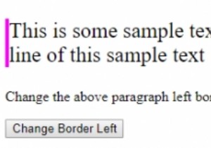 HTML DOM Style borderLeft Property 