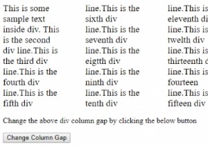 HTML DOM Style columnGap Thuộc tính 