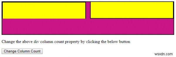 HTML DOM Style columnCount Thuộc tính 