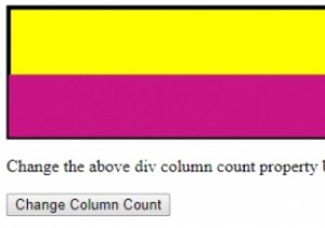 Thuộc tính columnCount trong HTML DOM Style