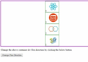 Thuộc tính flexDirection kiểu HTML DOM 