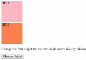 Thuộc tính height trong HTML DOM Style