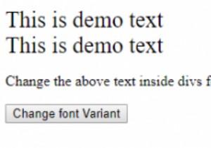 HTML Kiểu DOM fontVariant Thuộc tính 