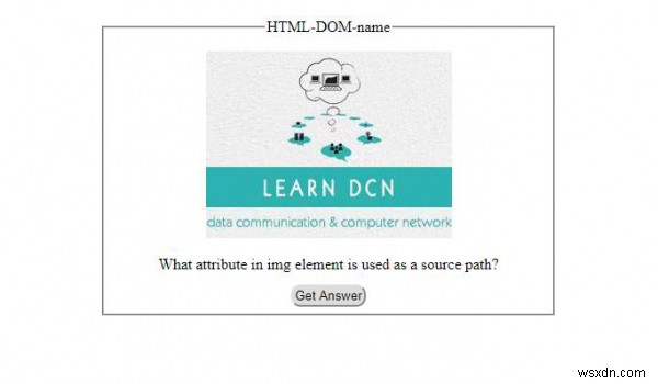 Thuộc tính tên DOM HTML 