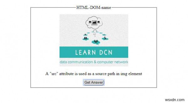 Thuộc tính tên DOM HTML 