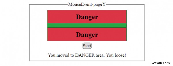 HTML DOM MouseEvent pageY thuộc tính 