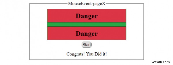 HTML DOM MouseEvent pageX Thuộc tính 