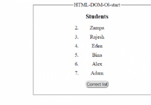 HTML DOM Ol start Thuộc tính 