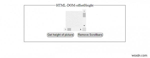 Thuộc tính chiều rộng HTML DOM offset 