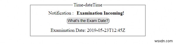 HTML DOM Time dateTime Thuộc tính 