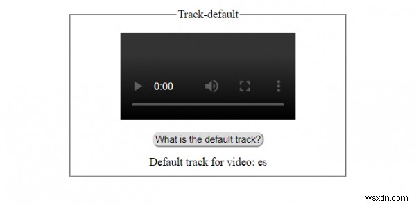 HTML DOM Track thuộc tính mặc định 