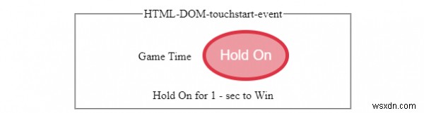 Sự kiện bắt đầu chạm HTML DOM 