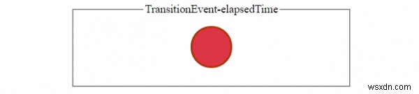 Thuộc tính HTML DOM TransitionEvent ElapsedTime 