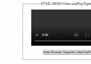 Phương thức HTML DOM Video canPlayType () 