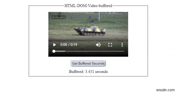 Thuộc tính trong bộ đệm HTML DOM Video 