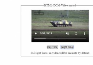 Thuộc tính video HTML DOM bị tắt tiếng 