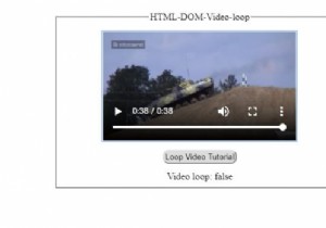 Thuộc tính vòng lặp video DOM HTML 