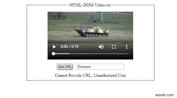 Thuộc tính src DOM Video HTML 