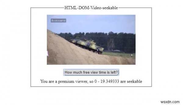 Thuộc tính có thể tìm kiếm HTML DOM Video 