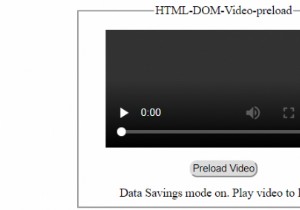 Thuộc tính tải trước HTML DOM Video 