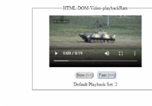 HTML DOM Video phát lại Thuộc tính tỷ lệ 