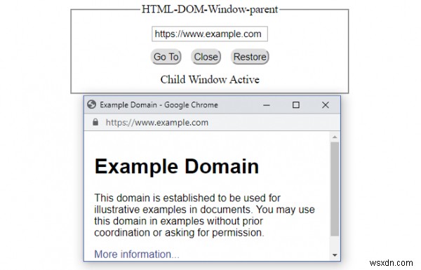 Thuộc tính gốc của HTML DOM Window 