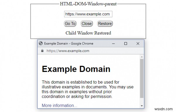 Thuộc tính gốc của HTML DOM Window 